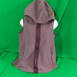 Columbia M purple zipper hoodie sweater vest
